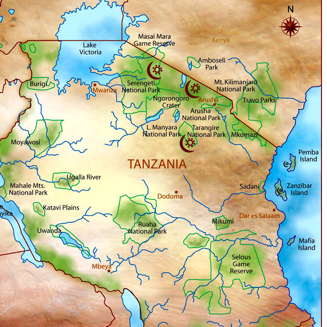 kaart_tanzania